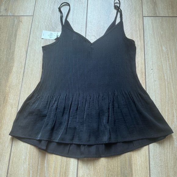 Express Black Pleated Tank Top - Picture 6 of 6
